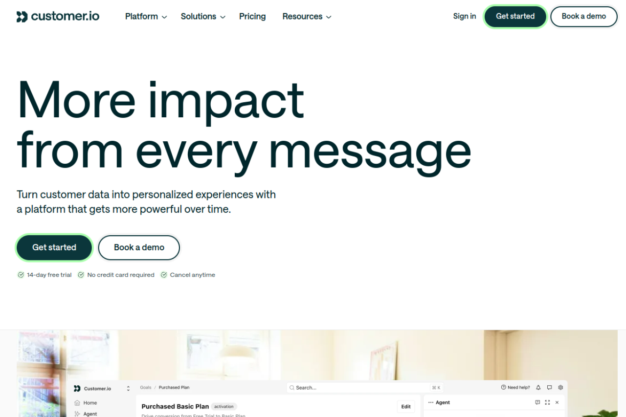 Customer.io customer engagement platform overview