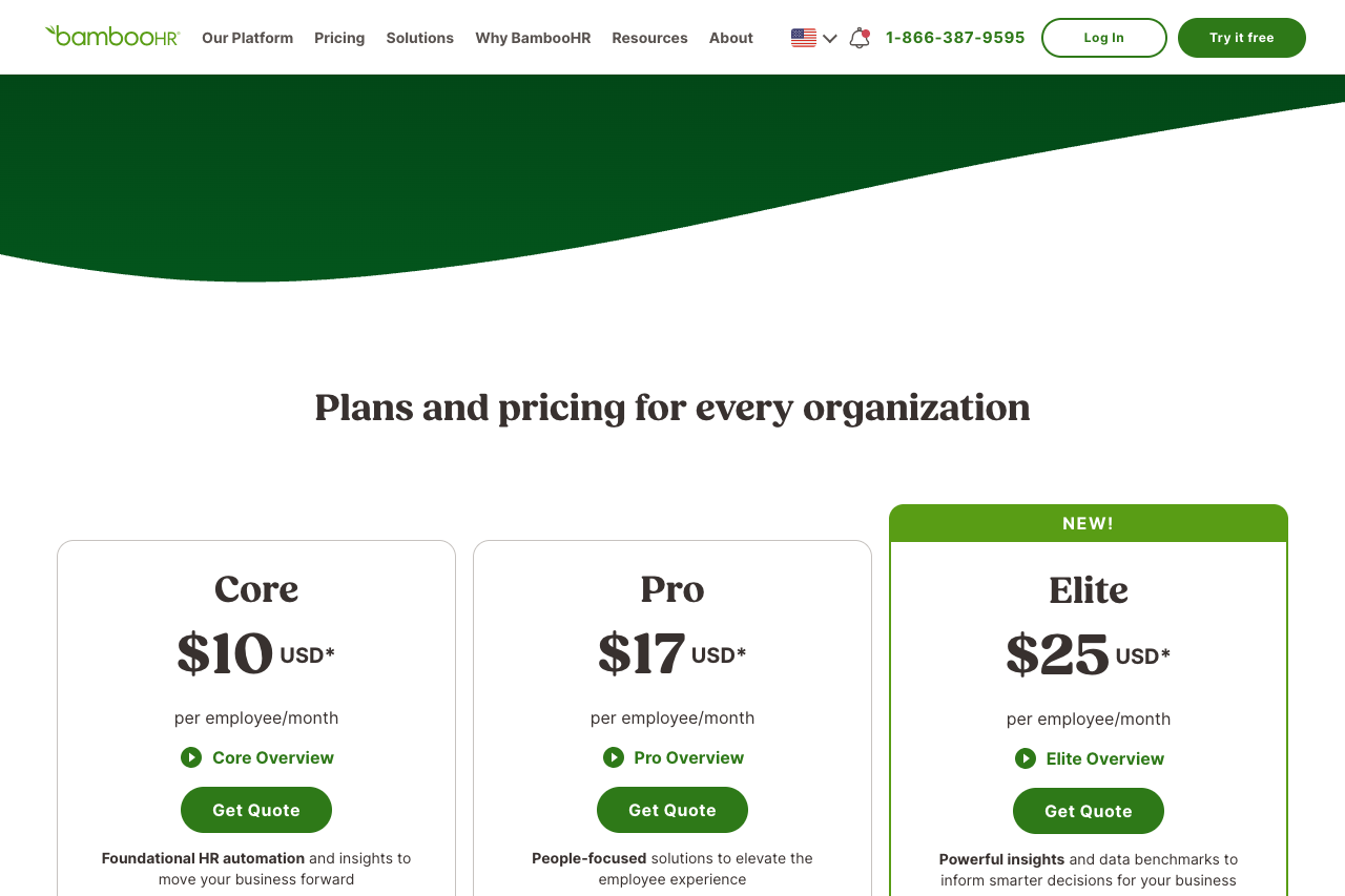 bamboohr pricing