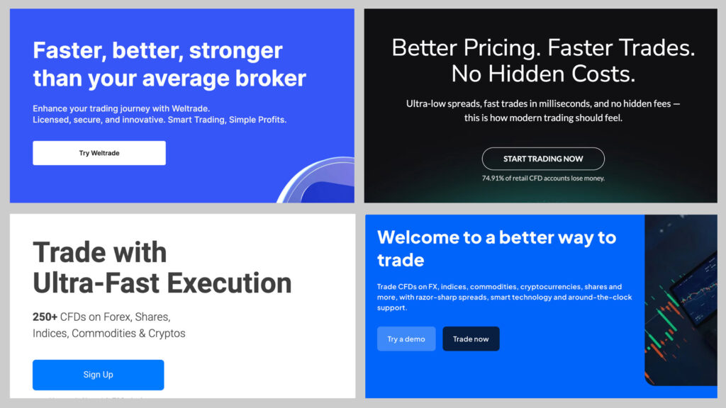 Similar Marketing Claims by CFD Brokers