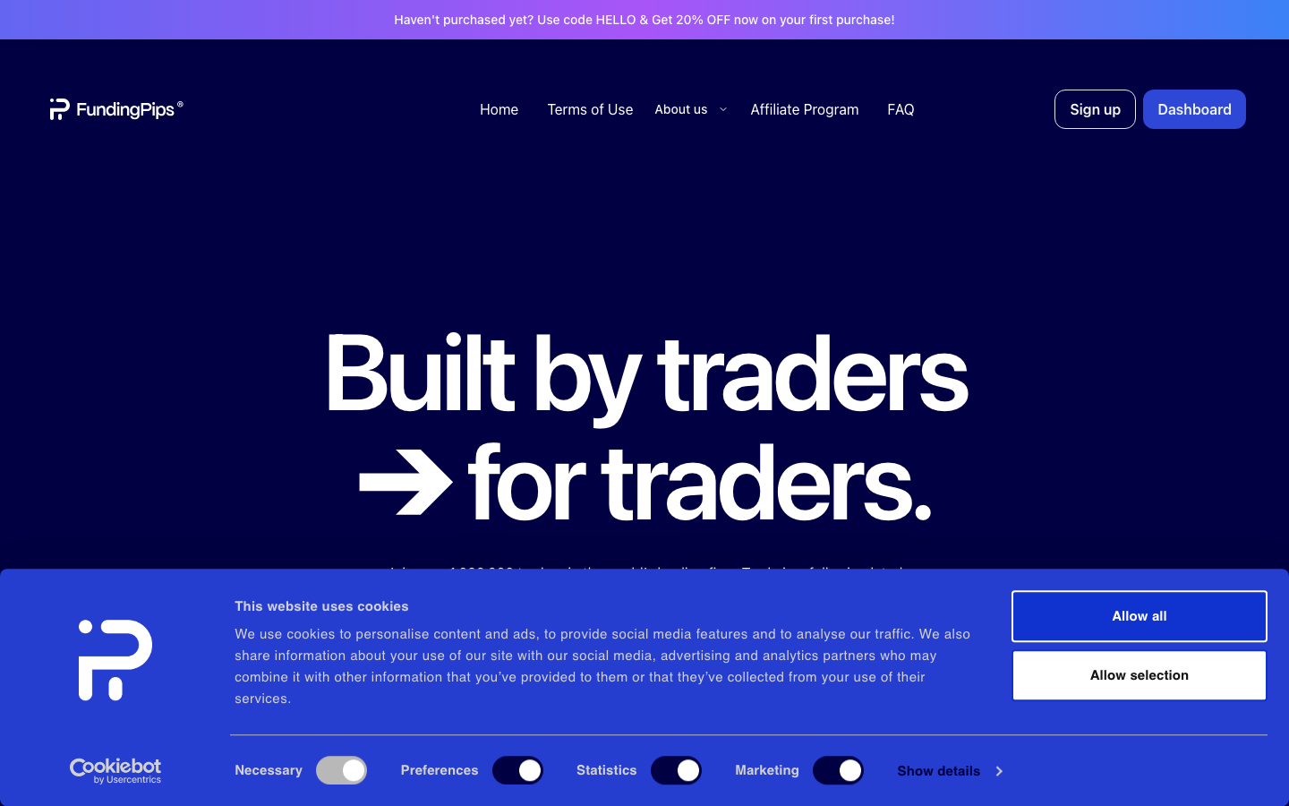 Funding Pips screenshot