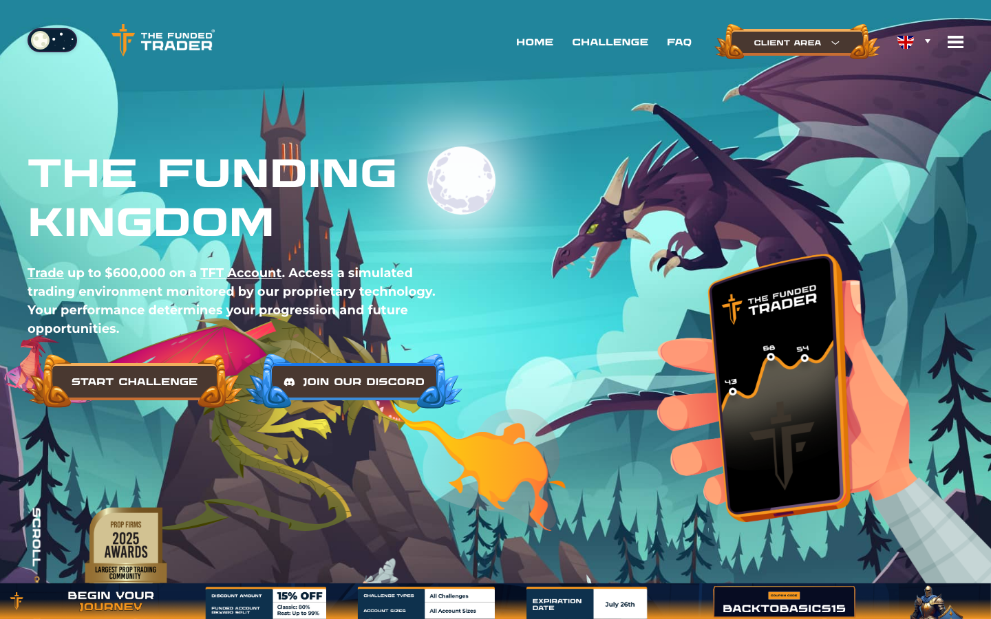 The Funded Trader screenshot