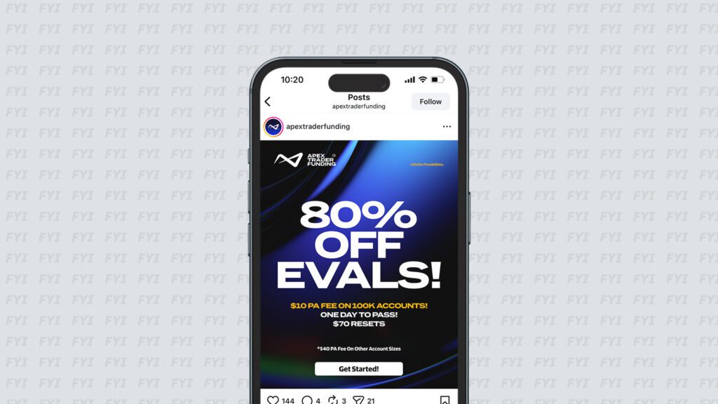 Example of Prop Firms offering high discounts